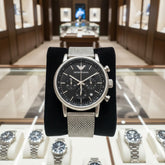 EMP ARMNI STAINLESS METAL STRAP WATCH